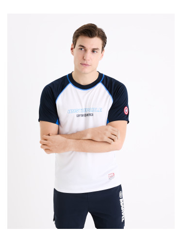 Celio Marvel Track Shirt - Captain America - Men's