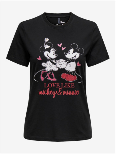 Black women's T-shirt ONLY Mickey - Women