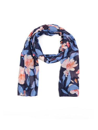 Women's pink and blue floral scarf ORSAY