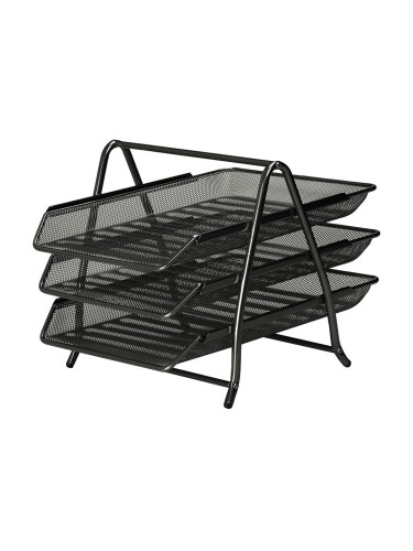 Хоризонтална поставка метална черна