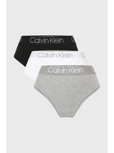 3PACK прашки Calvin Klein Body Cotton с висок талия