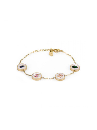 Дамска гривна със седеф и кристали Daniel Klein DKJ.3.2118-3