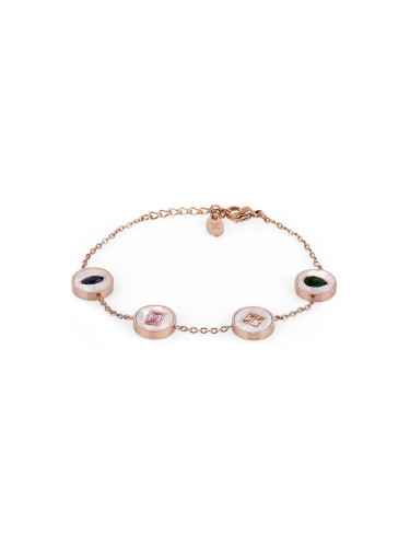 Дамска гривна със седеф и кристали Daniel Klein DKJ.3.2118-4