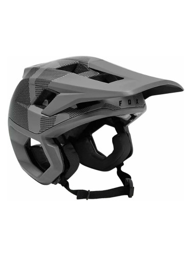 FOX Dropframe Pro Camo Helmet Grey Camouflage L Каска за велосипед