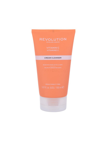 Revolution Skincare Vitamin C Почистващ крем за жени 150 ml