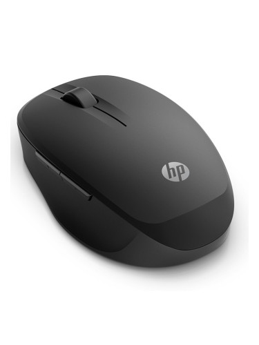 Мишка HP Wireless Mouse 300 Dual (6CR71AA), оптична (3600 dpi), безжична, Bluetooth, 2 бутона, черна