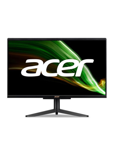 All in One компютър Acer Aspire C22-1600 (DQ.BHJEX.002), двуядрен Intel Celeron N4505 2.0/2.9GHz, 21.5" (54.61cm) Full HD Anti-Glare дисплей, (HDMI), 8GB DDR4, 256GB SSD, 2x USB 3.2 Gen 2, No OS