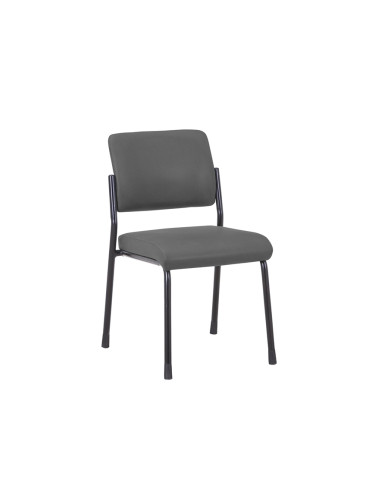 RFG Посетителски стол Solid M, екокожа, сив