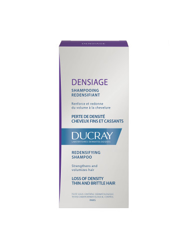 Ducray Densiage Уплътняващ шампоан за обем на тънка и рядка коса 200 ml - Срок на годност: 30.09.2024 г.