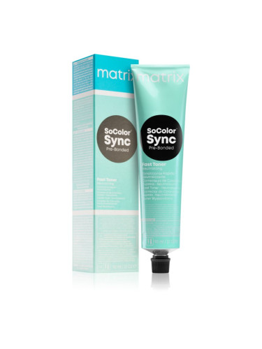 Matrix SoColor Sync Pre-Bonded Fast Toner Neutralizing бърз тоник За коса цвят Anti Brass 90 мл.