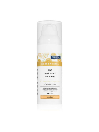Olival Immortelle Natural хидратиращ СС крем SPF 12 цвят Medium 50 мл.