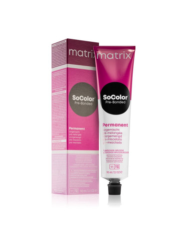 Matrix SoColor Pre-Bonded Blended перманентната боя за коса цвят 6Nv Dunkelblond Neutral Violett 90 мл.