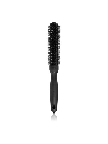 Olivia Garden Black Label Speed Wavy Bristles кръгла четка за коса за по-бързо оформяне на прическата със сешоар ø 25 mm 1 бр.