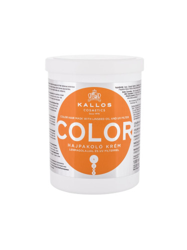 Kallos Cosmetics Color Маска за коса за жени 1000 ml