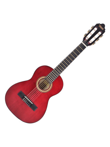 Valencia VC201 1/4 Trans Wine Red Класическа китара с размер 1/4
