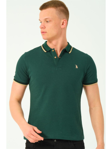 Men's polo shirt dewberry