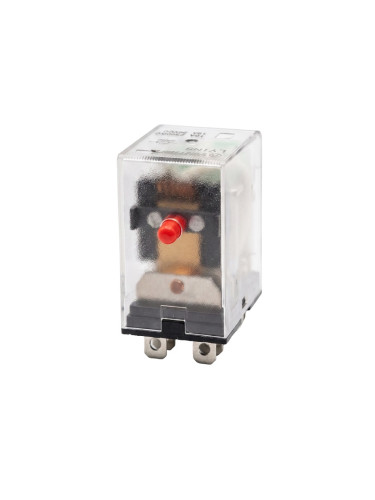Реле електромагнитно LY1NS, бобина 24VDC, 250VAC/16A, SPDT NO+NC