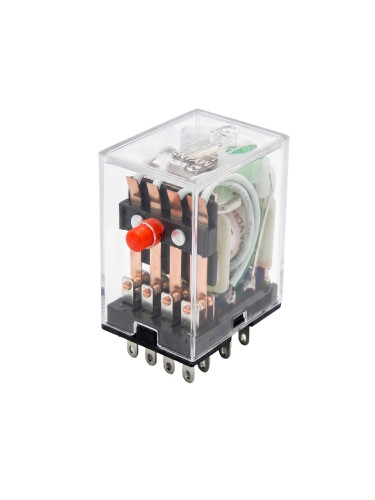 Електромагнитно реле MY4NS, бобина 24 VDC, 250VAC, 5A, 4PDT - 4NO+4NC