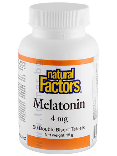 МЕЛАТОНИН таблетки 4 мг * 90 NATURAL FACTORS