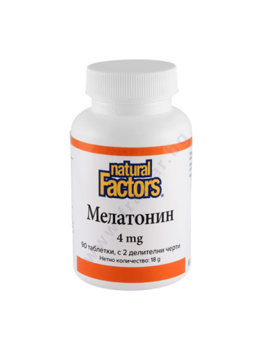 МЕЛАТОНИН таблетки 4 мг * 90 НАТУРАЛ ФАКТОРС