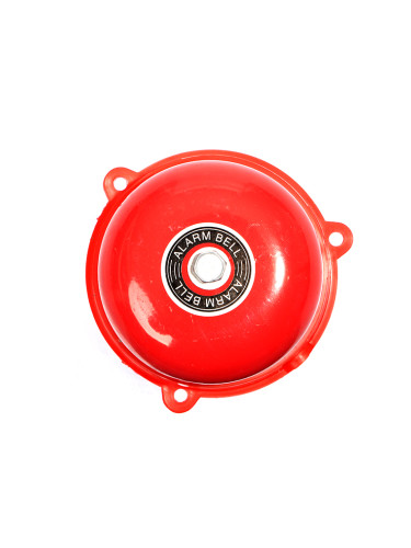 Звънец пожароизвестителен, 220VAC, 3" (75 mm), 83dB, червен