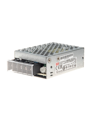 Захранващ блок RS-25-5, 5VDC, 5A, 25W, IP20, MEAN WELL