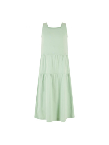 Girls' dress 7/8 Length Valance Summer Dress - green
