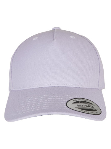 YP CLASSICS 5-PANEL PREMIUM COVERED SNAPBACK CAP LIGHT PURPLE