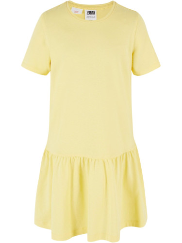 Valance Tee Dress for Girls - Yellow