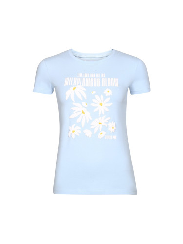 Light blue women's T-shirt ALPINE PRO NORDA
