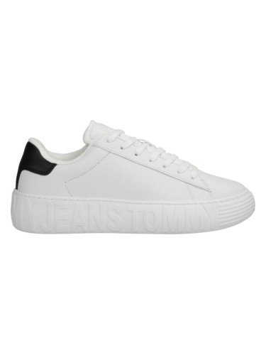 Tommy Hilfiger TOMMY JEANS ESSENTIAL EMBOSSED TRAINERS Мъжки кецове, бяло, размер