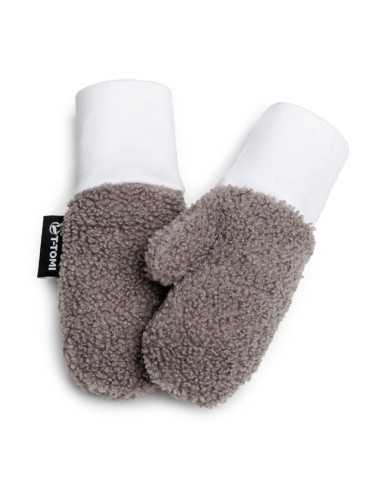 T-TOMI TEDDY Gloves Grey ръкавици за деца от раждането им 12-18 months 1 бр.