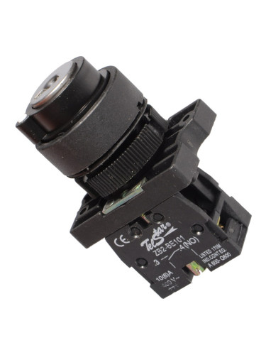 Панелен превключвател, ротационен, ф22mm, 10A/240VAC, 2 позиции, SPST, LAY5