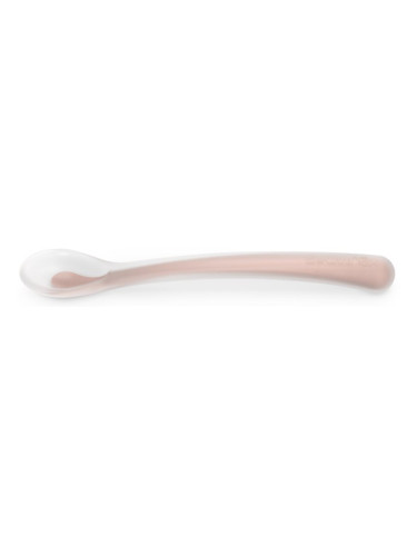 Suavinex Colour Essence Silicone Spoon лъжичка 4 m+ Marshmallow Nude 1 бр.