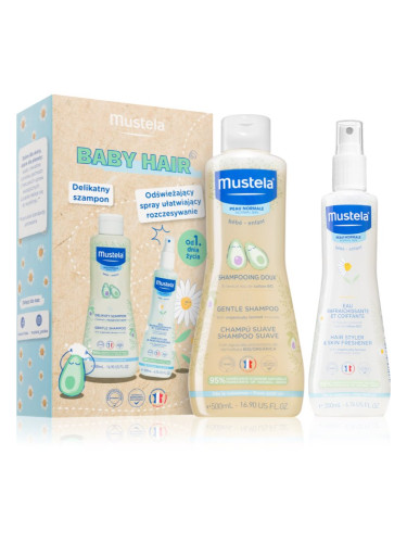 Mustela Bébé Baby Hair подаръчен комплект (за деца от раждането им)