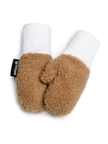 T-TOMI TEDDY Gloves Brown ръкавици за деца от раждането им 12-18 months 1 бр.