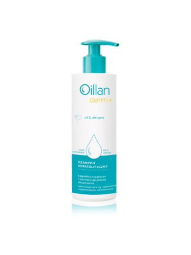 Oillan Derm+ Ceratolytic Shampoo дерматологичен шампоан с кератолит за деца от раждането им 180 мл.