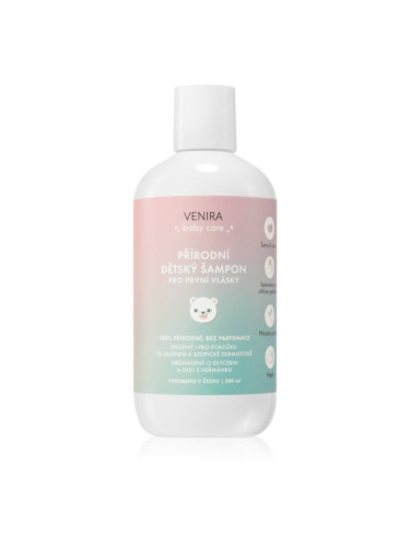 Venira Natural baby shampoo for the first hairs нежен шампоан за деца от раждането им 300 мл.