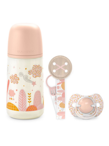 Suavinex Dreams Gift Set Pink подаръчен комплект 0-6 m(за деца от раждането им)