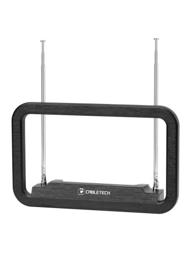 Антена за ефирна телевизия, FM радио, 25dB, вътрешна, ANT0691, CABLETECH
