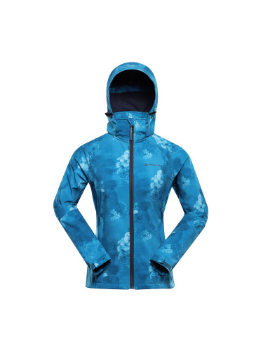 Women's softshell jacket with membrane ALPINE PRO HOORA vallarta blue variant pa