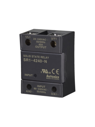 Солид стейт реле, SR1-4240-N, полупроводниково, 90-240VAC, товароносимост 40A/240VAC