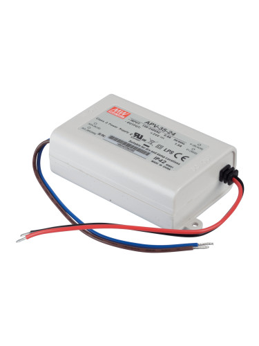 Импулсно захранване 1.5A/24VDC, 36W, IP42, APV-35-24, постоянно напрежение