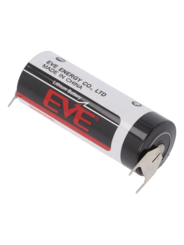 Батерия, литиева, EVE-ER18505 3PF, ф18.7x50.5mm, 18505, 3.6VDC, 3800mAh