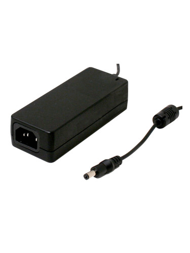 Захранващ адаптер, 18VDC, 3.33A, 60W, 80~264VAC, 113~370VDC, накрайник 5.5x2.1mm, импулсен, GSM60A18-P1J