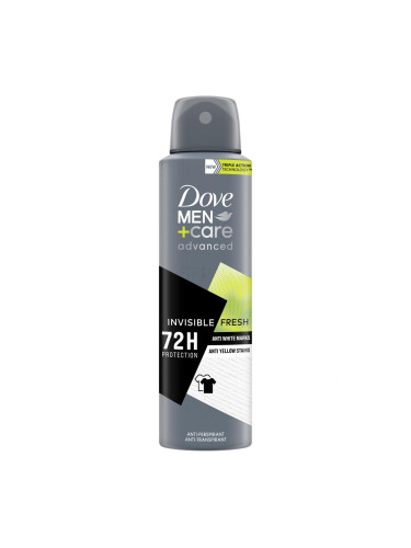 Dove Men + Care Advanced Invisible Fresh 72H Антиперспирант за мъже 150 ml