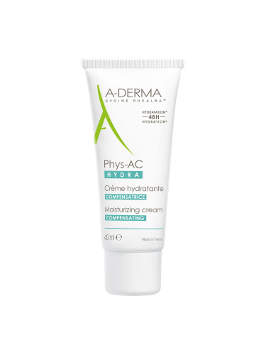 A-Derma Phys-AC Hydra хидратиращ крем за мазна кожа, склонна към акне 40 ml - Срок на годност: 31.07.2024 г.