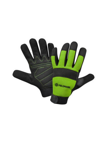 Fieldmann - Работни ръкавици XXL черен/зелен