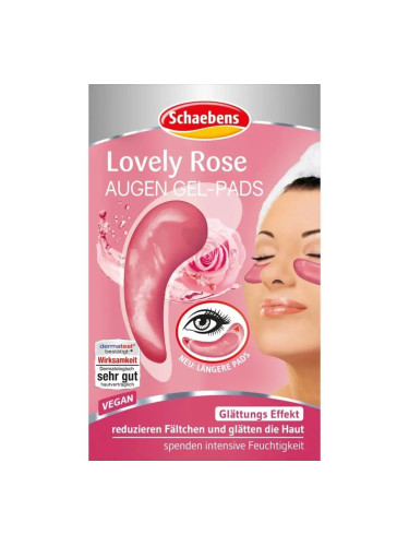 SCHAEBENS Lovely Rose Gel Eye Pads Продукт за очи дамски  