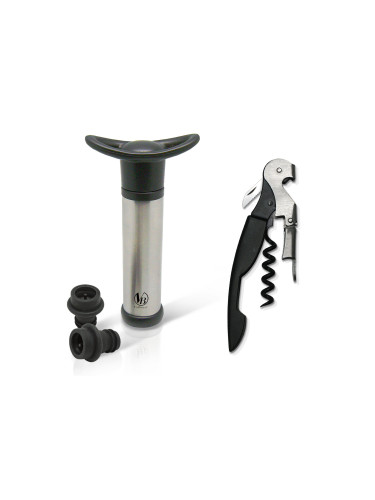 Сет от тирбушон и вакуум помпа Vin  Bouquet - 4 части